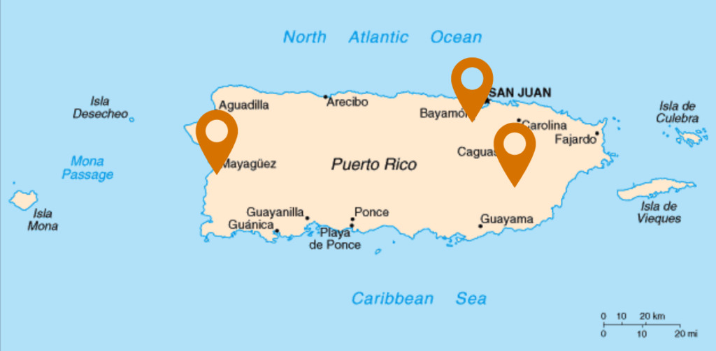 PR WBC Locations